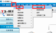 T3期初余额在哪里建立