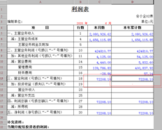 T3标准损益表