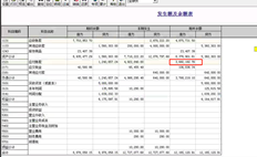 应付金额在借方，应付金额不包括在资产负债表中