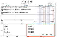 G6这些自定义选项设置在哪里？那么挂辅助核算？