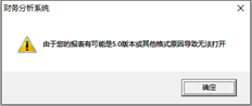 T3标准版财务分析，无法打开指标分析
