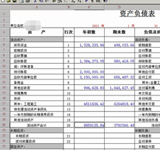 施工企业的总资产负债表中无项目建设数据