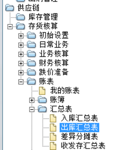 T6库存系统查询出库汇总明细。单击“输出”时，将显示语句的语法错误，无法导出