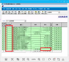 您看不到记账凭证编号。没有在下面显示总数的原因是什么