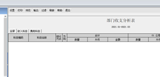 T6部门收入和支出分析不显示数据