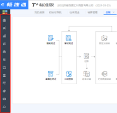 如何设置t+导航栏以显示文本