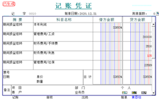 损益表管理费用重复结转