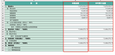 损益表中的累计金额不正确