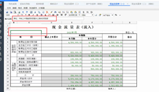 为什么UFIDA T+标准现金流量表模板中不显示公司名称的公式单位？模板有一个宣传单元