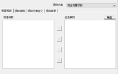 T6如何在项目核算中添加没有数据的现金流量项目