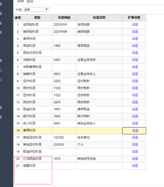 用友T+通用总账，科目设置
