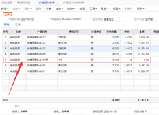 用友T+产成品入库单有7项，产成品分配单只有6项。有什么问题